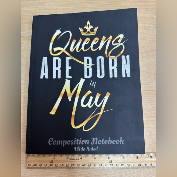 5/$20🛍️ Queens are Born in May Composition Notebook - Picture 4 of 5